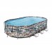 Каркасный бассейн Bestway 56719 (610х366х122, карт. фильтр, лестница, консоль Comfort Jet)