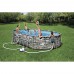 Каркасный бассейн Bestway 56719 (610х366х122, карт. фильтр, лестница, консоль Comfort Jet)