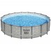 Каркасный бассейн Bestway Steel Pro 5618Y (549х122 см), с картриджным фильтром, лестницей и защитным тентом