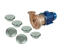 Гидромассаж Fitstar Combi-Whirl 8631020 (220/380 В, 5,5 Квт) компл: насос, 4 форсунки, 2 водозабора