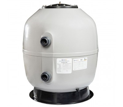 Фильтр AquaViva MS1250-M (62 м³/час, 1250 мм, 1650 кг, 90 мм, 2,5 Бар, 1 м засыпка )  + люк для выгрузки