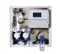 Станция контроля качества воды AquaViva PH+Free Cl 5л/ч + Ячейка + 2 насоса