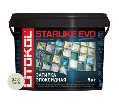 Затирочная смесь Litokol STARLIKE EVO Avorio S.200, 5 кг
