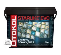 Затирочная смесь Litokol STARLIKE EVO Bianco Assoluto S.100, 5 кг