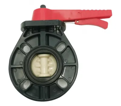 Дисковый поворотный затвор d125/140 с ручкой, уплотнение EPDM AQUAVIVA