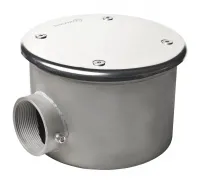 Донный слив под бетон Aquaviva 2'', AISI 304 (D165 мм), антивихревой