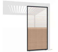 Боковая панель (горизонтальные планки с вращением) 1.2м (Под дерево)