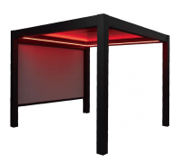 LED лента RGB c алюминиевой планкой  -  4.0м *2 (Антрацит)