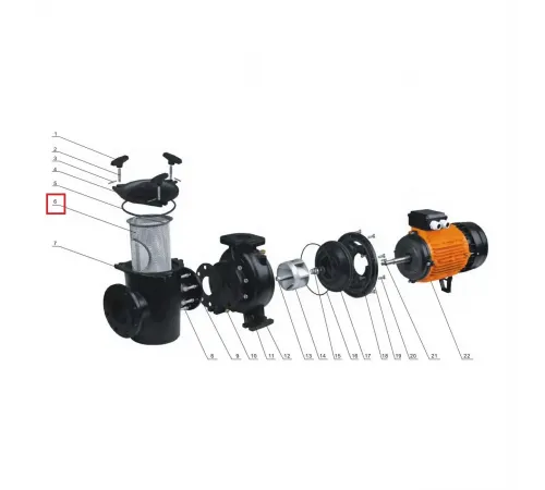 Корзинка префильтра насоса Aquaviva AVC-5.5-10T