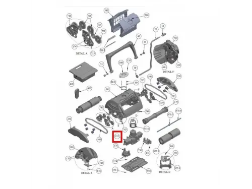 Управляющий мотор Aquabot Viva Go AS2904140-SP