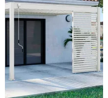 Фиксированная горизонтальная боковая панель- 1.2М Белая