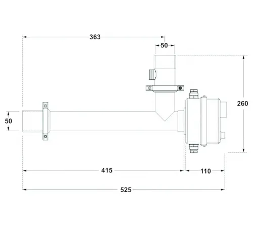 Электронагреватель  9кВт Max Dapra D-EWT-Ti 9 корпус титан ТЭН титан (100235)