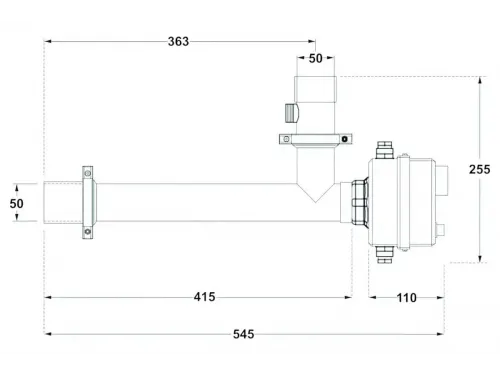 Электронагреватель  6кВт Max Dapra D-EWT-EV 6 корпус н/с AISI 316 ТЭН инколой 400В (101903)