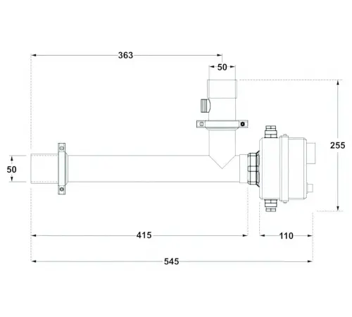 Электронагреватель  6кВт Max Dapra D-EWT-EV 6 корпус н/с AISI 316 ТЭН инколой 400В (101903)