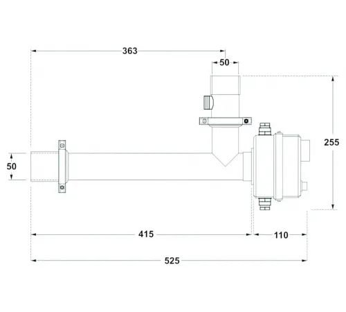 Электронагреватель  6кВт Max Dapra D-EWT-Ti 6 корпус титан ТЭН титан подкл. 400В (100234)