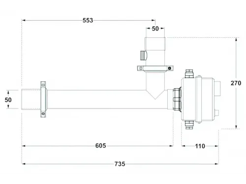Электронагреватель 15кВт Max Dapra D-EWT-EV 15 корпус н/с AISI 316 ТЭН инколой (101906)