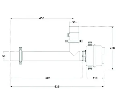 Электронагреватель 12кВт Max Dapra D-EWT-EV 12 корпус н/с AISI 316 ТЭН инколой (101905)