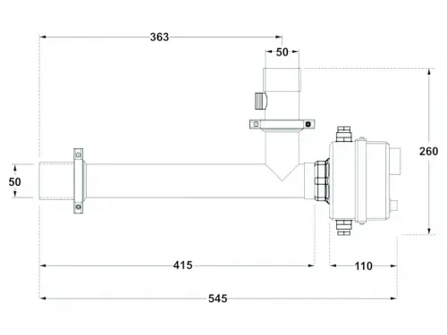 Электронагреватель  9кВт Max Dapra D-EWT-EV 9 корпус н/с AISI 316 ТЭН инколой (101904)