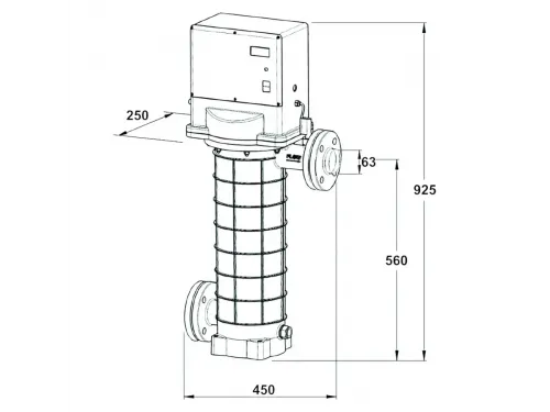 Электронагреватель 54кВт Max Dapra X-EWT 2.0 54 корпус пластик ТЭН инколой цифр.терм. прес. (101506)