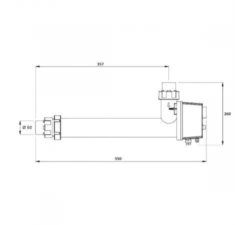 Электронагреватель  6кВт Max Dapra D-EWT-N 6 корпус пластик ТЭН титан (100282)
