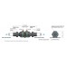 Теплообменник   25кВт Bowman пучок труб титан +соед. муфты (EC080-5113-1T)