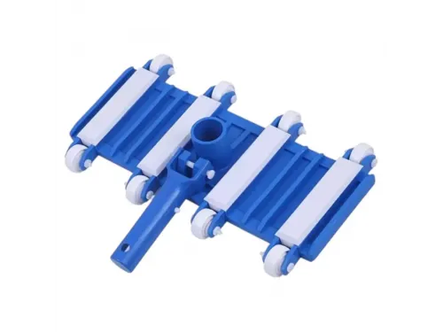 Щетка-насадка AML прямоугольная с колесами крепление зажим (T70D)