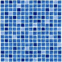 Пленка ПВХ (лайнер) (рулон 1,65*25 м.) CGT PF4000 1,5 мм. Cyrus Blue (темная мозаика)