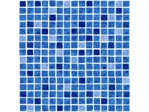 Пленка ПВХ (лайнер) (рулон 1,65*25 м.) CGT PF4000 1,5 мм. Cyrus Blue (темная мозаика)