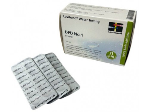 Таблетки для фотометра DPD1 Cl, Свободный хлор (10 штук) Lovibond
