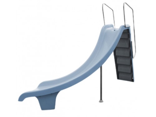 Горка композитная (поворот вправо, высота 1,78 м.) с форсункой ТМ Лагуна Пулс