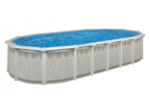 Бассейн каркасный (сборно-разборный) Trevi Hartley Oval 10,0*5,5*1,35 м. (круг)