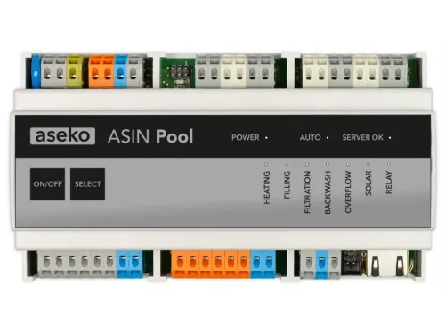 Интеллектуальный LAN контроллер ASIN Pool Aseko (фильтрация, подогрев, промывка и др.)
