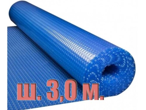 Покрывало плавающее 500 микрон голубое (ширина 3,0 м.) рулон 3*50 м. (150 м.кв.)