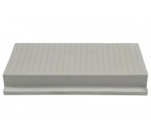 Профиль противоскользящий белый SertekPool 119х244 мм. (для переливной решетки)