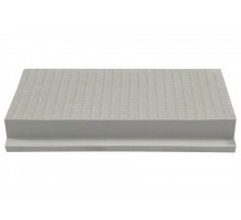 Профиль противоскользящий белый SertekPool 119х244 мм. (для переливной решетки)