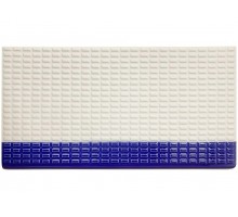 Плитка противоскользящая (без покрытия, с закруглением) кобальт SertekPool 244х119 мм.