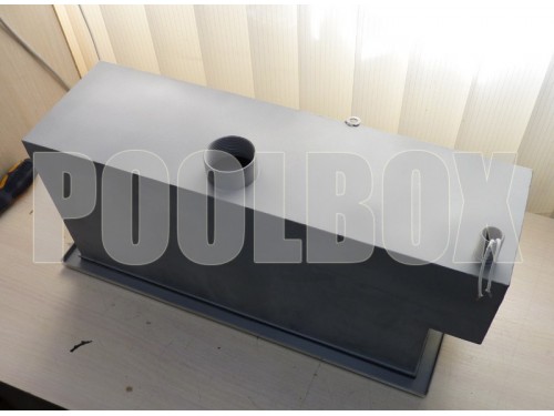 Скиммер АТ 05.23.2М узкий (универс.) с выдвижной корзиной с датчиком уровня и переливом из нерж. стали AISI-316