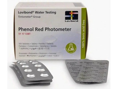 Таблетки Phenol Red - рН, 10 шт. Lovibond