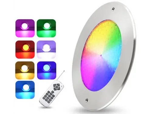 Прожектор  встраиваемый из нерж. стали (25Вт/12В) LED RGB с пультом Tadpole JKD-YC260-SP