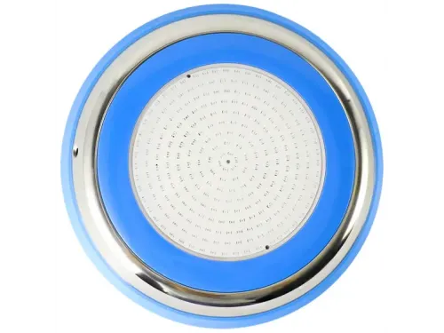 Прожектор накладной из нерж. стали рамка синяя (35Вт/12В) LED Cold white Tadpole JKD-YC300-SP