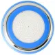 Прожектор накладной из нерж. стали рамка синяя (35Вт/12В) LED Cold white Tadpole JKD-YC300-SP