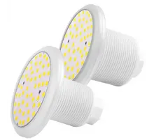 Прожектор встр. рамка белая 1 1/2 (9Вт/12В) LED RGB WAKING HJ-FG-PC94-1,5