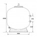 Фильтр  31,5м3/ч Jazzi S-Series 900мм мотаный c боковым вентилем 2" (040236)