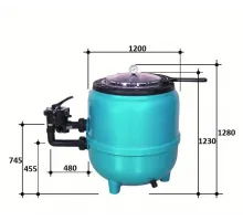 Фильтр  56м3/ч Gemas FILTRONE LLT 1200мм прозр.крышка 400 без бокового вентиля  2 1/2" (021816LLT)