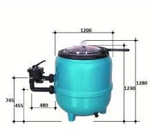 Фильтр  56м3/ч Gemas FILTRONE LLT 1200мм прозр.крышка 400 без бокового вентиля  2 1/2" (021816LLT)