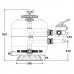 Фильтр  16м3/ч Laswim WL-BCG 635мм мотаный с боковым вентилем 1 1/2" (WL-BCG650)