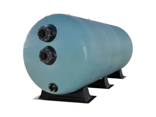 Фильтр 166м3/ч Gemas TURBIDRON HORIZONTAL 1800х3500мм M1 фланец 200 мм 30м3/ч/м2+Люк400 (02197203)