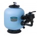 Фильтр  11,5м3/ч Laswim P-CG 535мм пластиковый с боковым вентилем 1 1/2" (P-CG500)