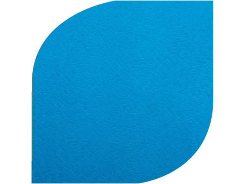 Пленка ПВХ (лайнер) (рулон 1,65*25 м.) Cefil Touch Reflection Urdike 1,5 мм. (голубой объемная текстура)