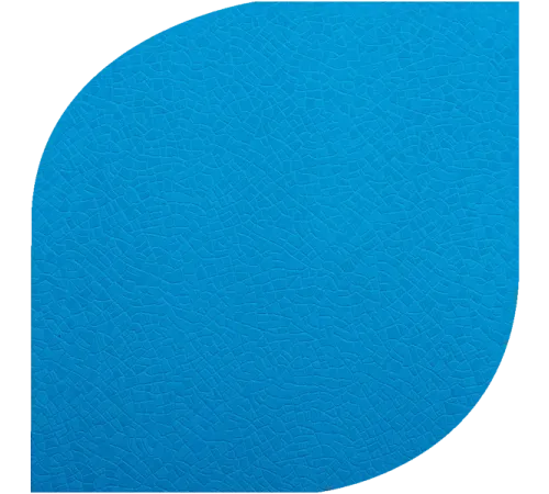 Пленка ПВХ (лайнер) (рулон 1,65*25 м.) Cefil Touch Reflection Urdike 1,5 мм. (голубой объемная текстура)